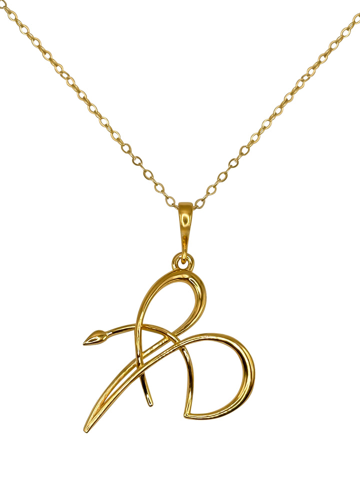 Signature B Pendant - Organic Design