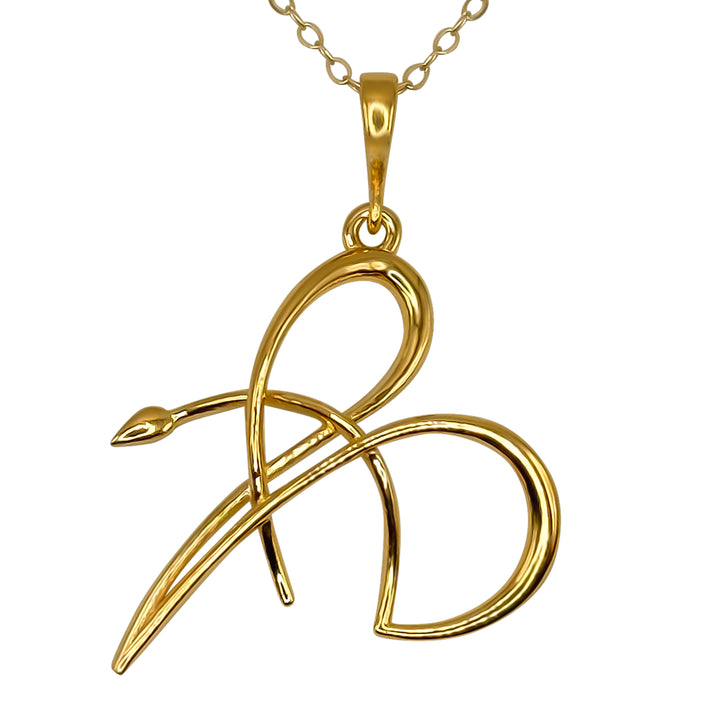 Signature B Pendant - Organic Design