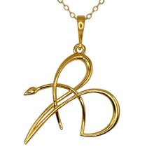 Load image into Gallery viewer, Signature B Pendant - Organic Design
