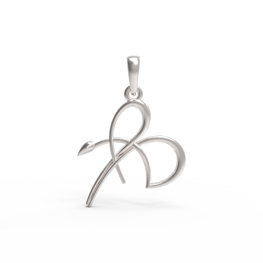 Signature B Pendant - Classic Design