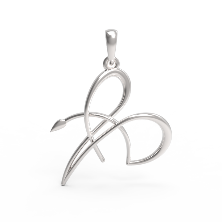 Signature B Pendant - Organic Design