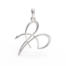 Load image into Gallery viewer, Signature B Pendant - Organic Design
