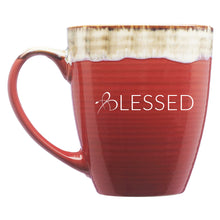 Load image into Gallery viewer, Limited Edition Red &quot;Blessed&quot; Mug
