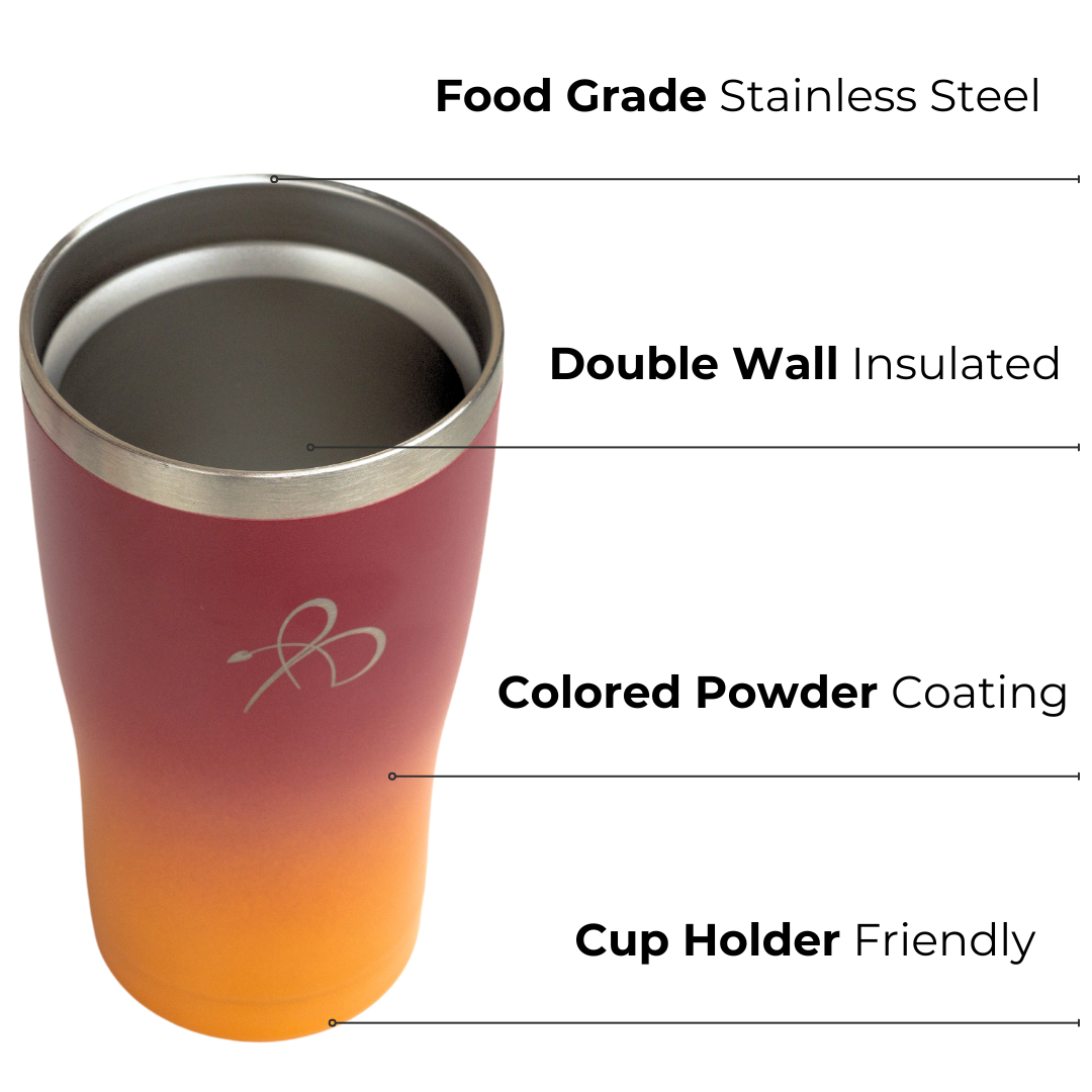 Signature B Logo 20oz Stainless Steel Travel Mug