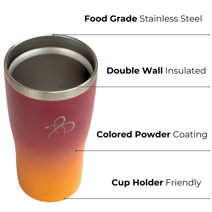 Signature B Logo 20oz Stainless Steel Travel Mug