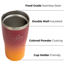 Load image into Gallery viewer, Signature B Logo 20oz Stainless Steel Travel Mug
