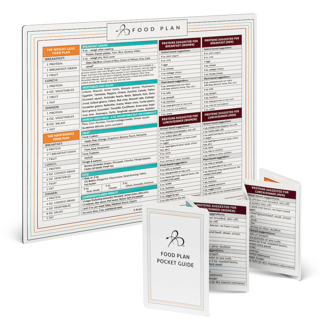 Food Plan Magnet & Food Plan Pocket Guide