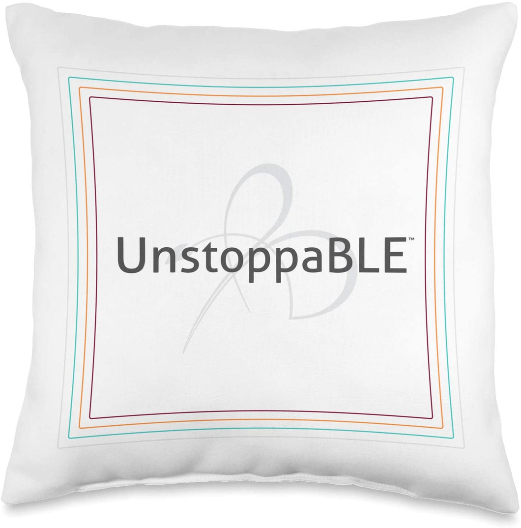 Throw Pillow — BLE UnstoppaBLE Multicolor Icon on Amazon
